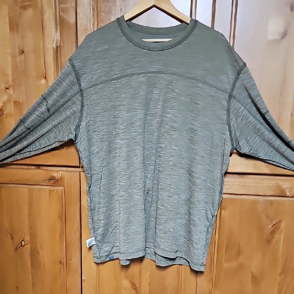 Bass Pro Shop Ascend Sun Protection Olive Long Sleeve Fishing Tee - XXL